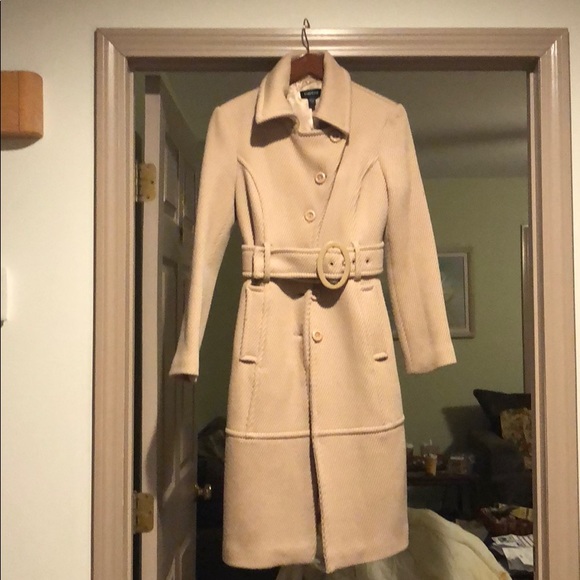 Bebe beige coat size 5 - Picture 1 of 4